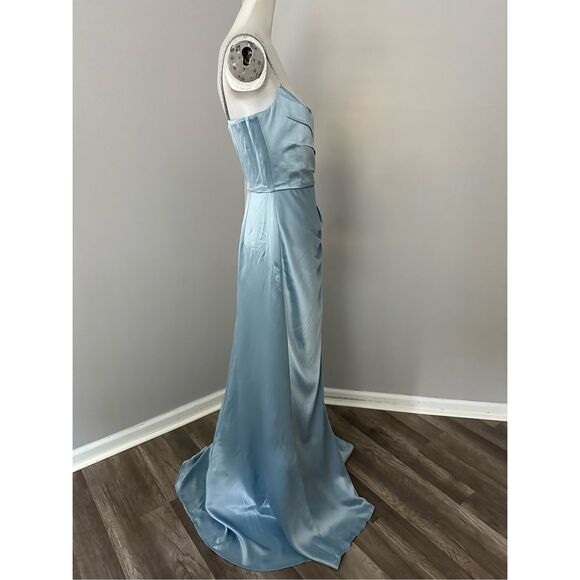 SAU LEE PASHA SATIN GOWN SIZE US 6 $650 - Picture 12 of 16
